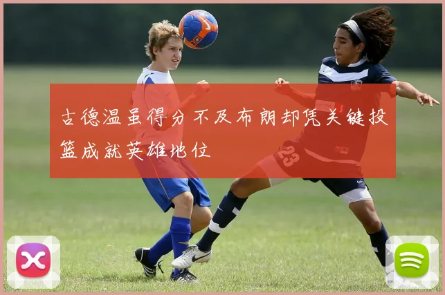古德温虽得分不及布朗却凭关键投篮成就英雄地位